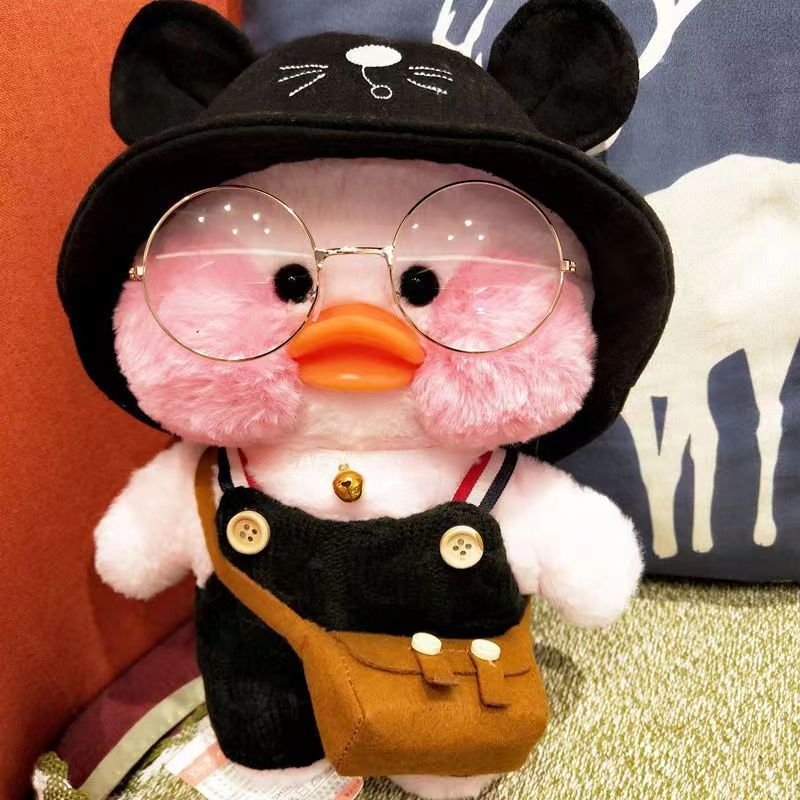 30cm alafanfan duck Influenciador de Influenciador Coreano Rosa Ácido Hialurônico Pato Pelúcia Brinquedo Menina Boneca Pato Pequeno animaisPresente de Aniversário