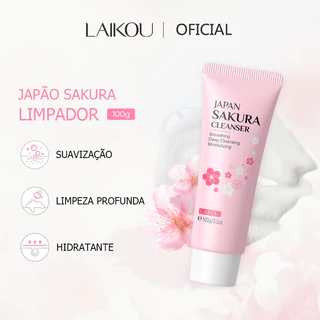 LAIKOU Creme Facial Sakura De Limpeza De Poros E 100g em Oferta na Shopee