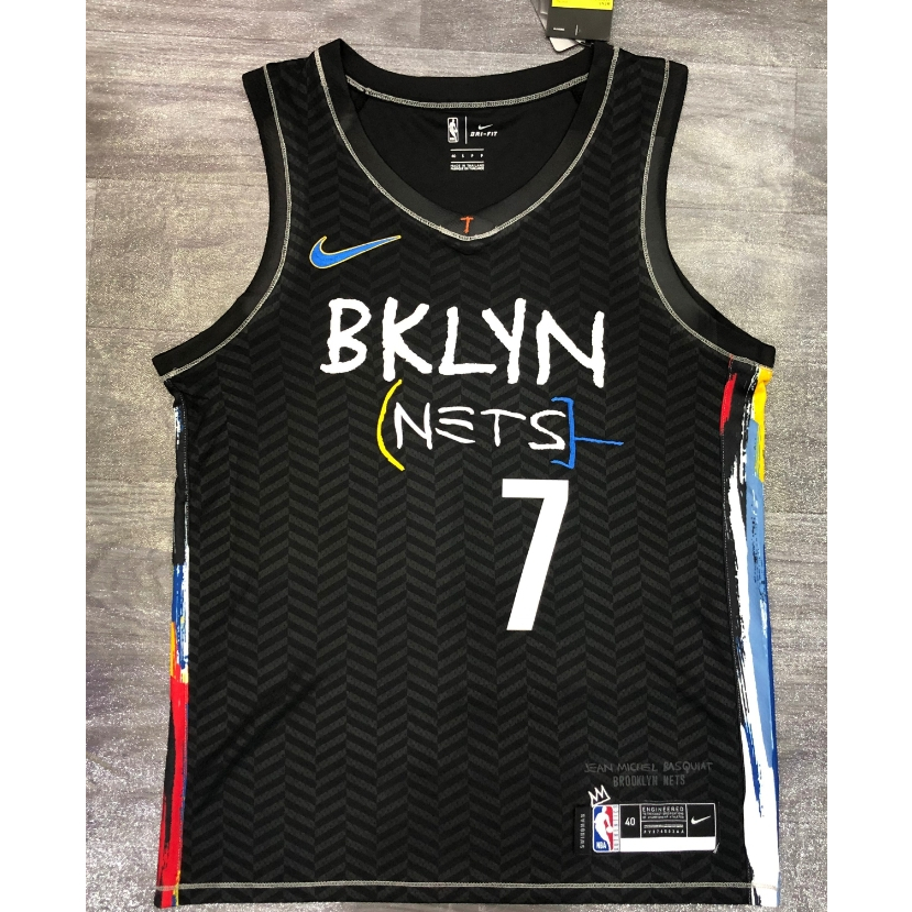 Versão Prensada A Quente NBA jersey Brooklyn Nets # 7 durant Camisa De Basquetebol