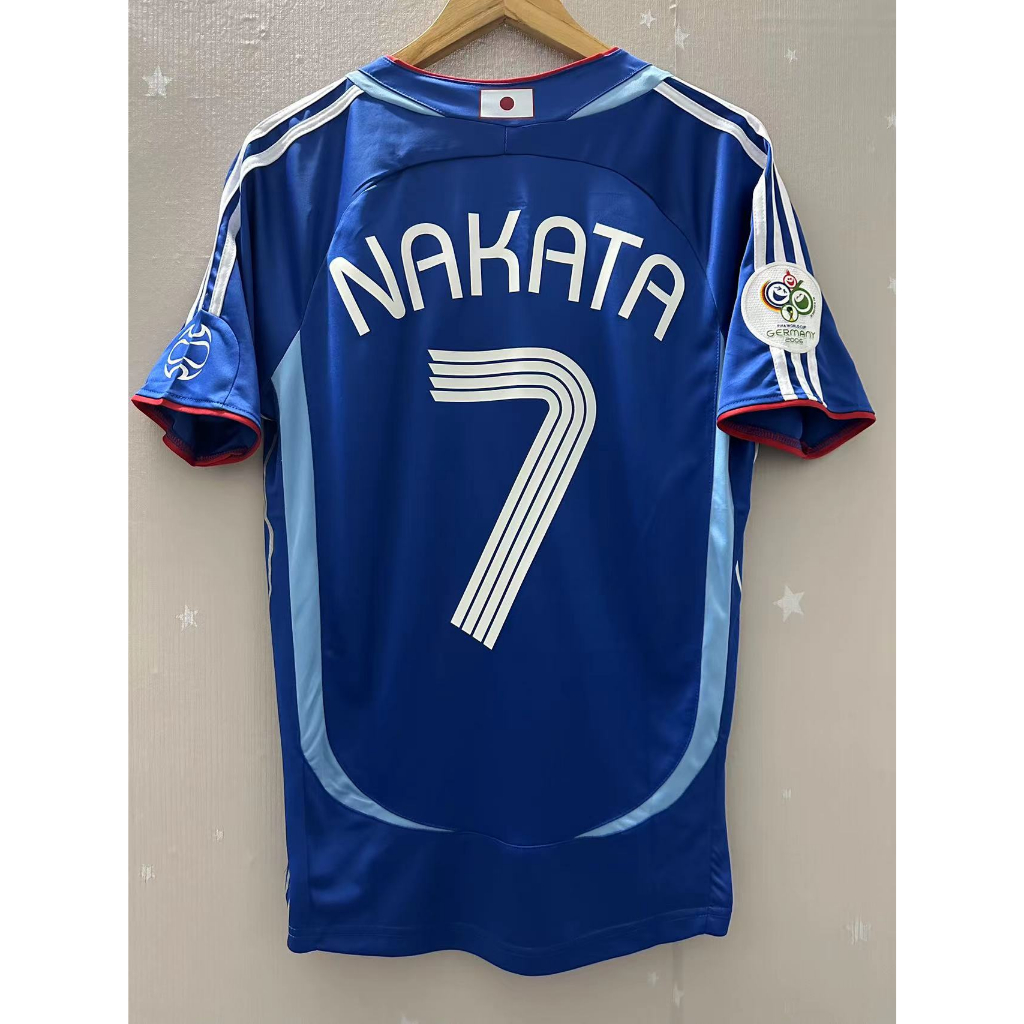 2006 Japão NAKAMURA NAKATA Camiseta Personalizada De Alta Qualidade Para Casa Retro Football Jersey