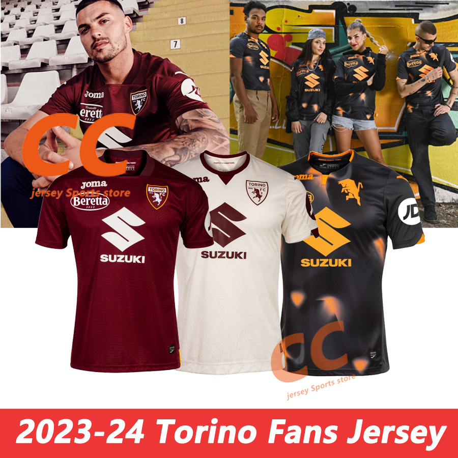 Camisa Esportiva Torino Soccer Jersey 2023-24 Versão De Alta Qualidade Para Fãs
