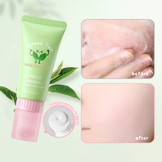 Fenyi Limpador De Chá Verde Com Escova Lavagem Facial Controle De Óleo De Limpeza Profunda Acalma A Pele 80g em Oferta na Shopee