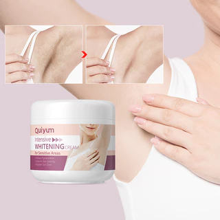 QUIYUM Creme Branqueador Intensivo Clareador De Tom Brilhante Hidratante Niacinamida Biquíni E Para Rabos 30g em Oferta na Shopee