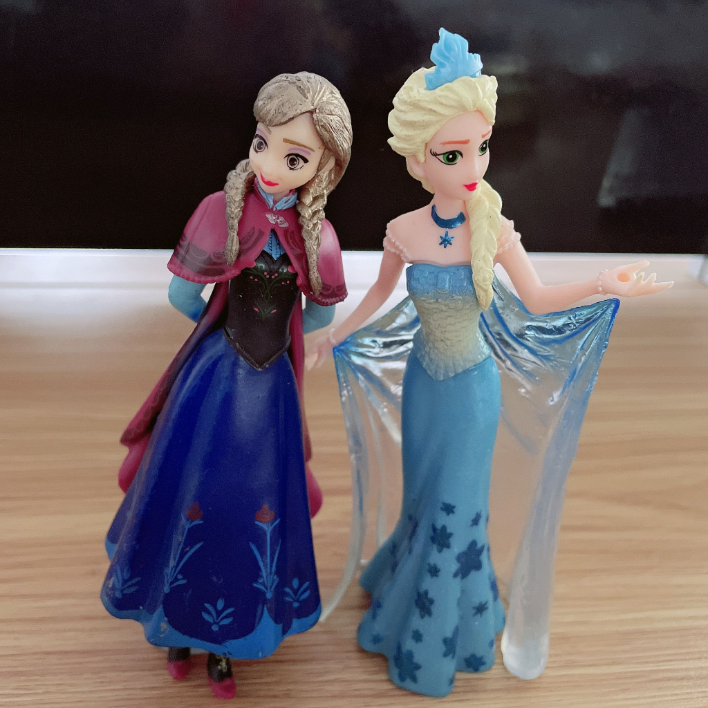 Disney-Frozen 2 bonecas móveis para crianças, Elsa, Anna, brinquedos para  princesas, anime, presentes de aniversário