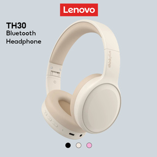 Fone De Ouvido Bluetooth Lenovo TH30 Sem Fio Para Jogos Com Música De Baixa Latência Redução De Ruído Toque Inteligente Microfone 5.1