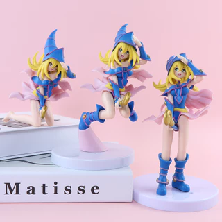 12,5-16cm Yu-Gi-Oh ! Figura De Anime Mágico Preto Escuro Figuras De Ação Em PVC Sexy Bonecos Modelo Brinquedos Suporte Telefônico Presentes De Decoração De Carros