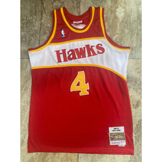 Mitchell & Ness Swingman Atlanta Hawks Road 1986-87 Spud Webb Jersey S