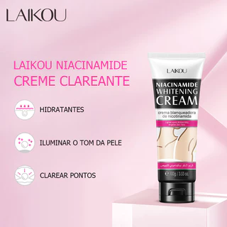 LAIKOU Niacinamida Creme Branqueador Corporal Inferior O Joelho Reduzir A Pigmentação 100ml em Oferta na Shopee