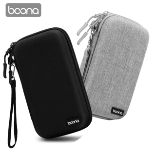 BOONA Capa Bag Case Estojo de Luxo Saco De Armazenamento À Prova D'água Para Dados De Unidade USB De 2,5 Polegadas De Fornecimento Móvel