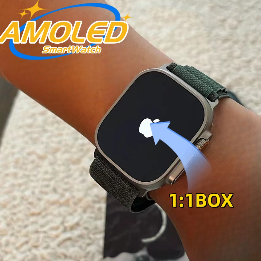 2023 Novo 【 BOOT UP LOGO 49mm 】 1 : 1 Relógio Inteligente 49mm Homens Música Bluetooth Reprodução De Smartwatch Mulheres