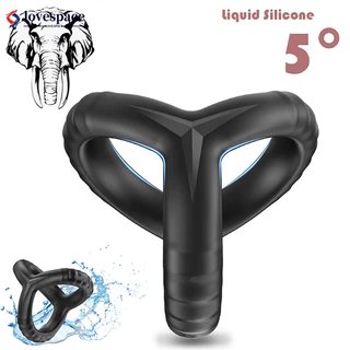 L.O.V.E . Anel De Trava De Silicone Preputial Para Recuperação Do Apelo Sexual Masculino Ferramenta De Masturbação Masculina Brinquedo