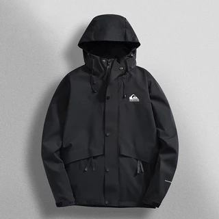 Jaqueta Masculina À Prova D'água Para Homens Quiksilver Windbreaker Exterior D'água