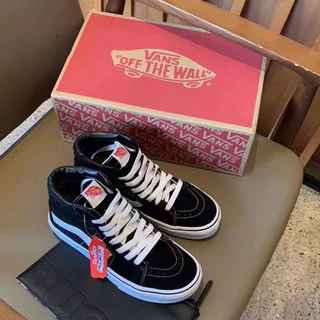 Lançamento Brasil Quality Vance Classic HighTop Black White SK8 Lona de Casal Vulcanizado de Simples TXZJ