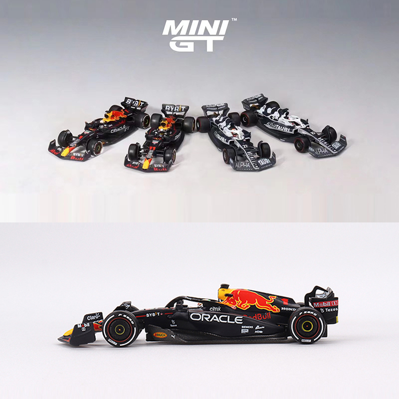 MINI GT 1 : 64 F1 Modelo Esportivo Carro Oracle Red Bull Racing RB18 # 1 11 Max Verstappen