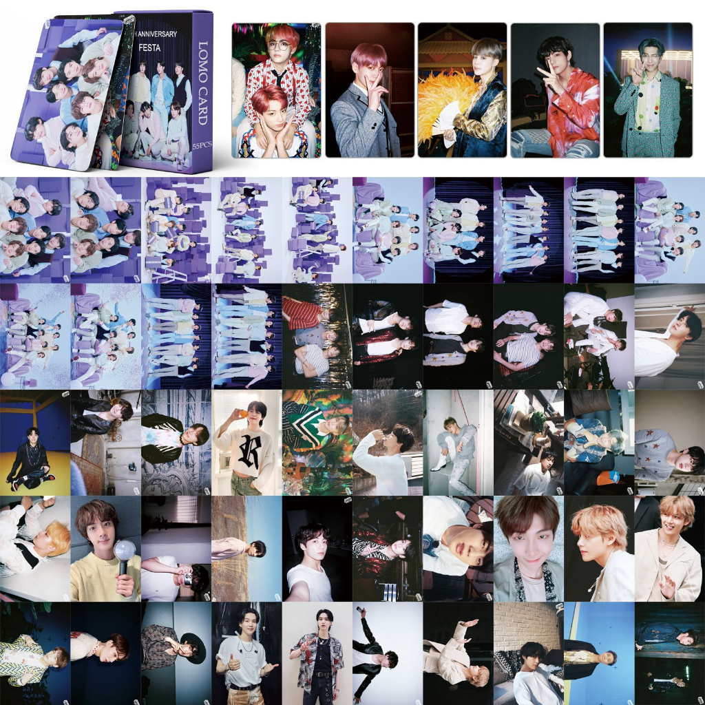 54pçs Álbum BTS cartão de foto De Fotos Butter Photocards DECO KIT