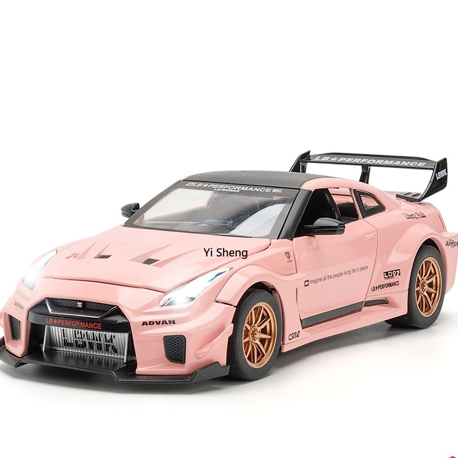 Quadro Carro Gtr Nissan 5 Peças Quarto Sala 115cm X 60cm