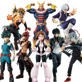21 Estilo Meu Herói Academia Anime Figura Bakugou Katsuki Midoriya Izuku Todoroki Shoto Ochaco Uraraka Todos Podem Ação Em PVC Figuras Modelo Brinquedos Doll Kids Gifts
