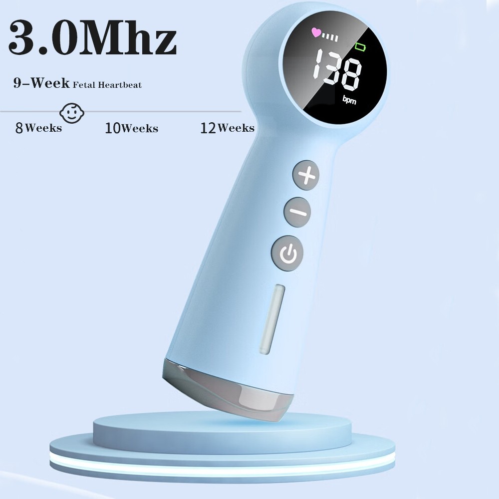 Doppler Fetal De 3,0mhz Baby Sound Angelsound Monitor De Batimento Cardíaco Para Bebês Grávidas Tecnologia DSP