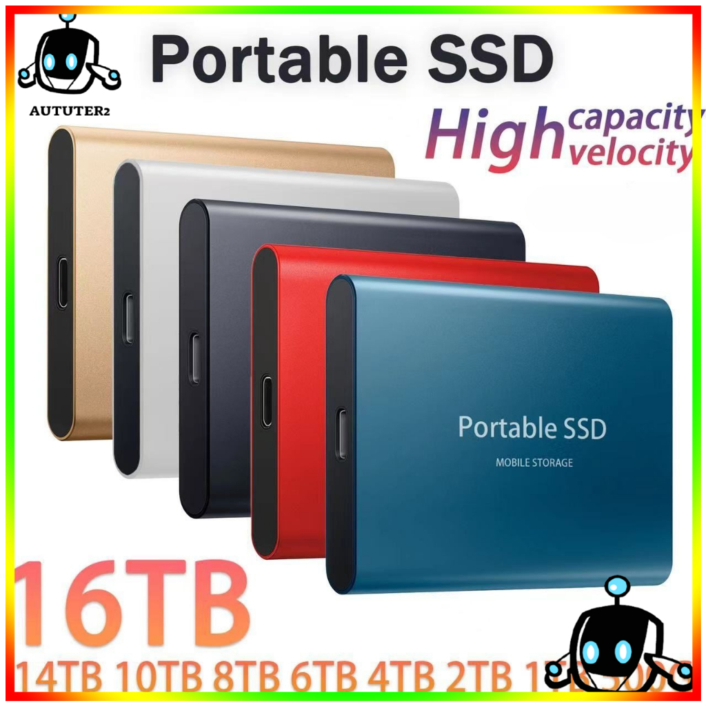 Mini Disco Rígido Móvel Externo T5 500gb / 2TB Unidade De Estado Sólido Hd Hard Portátil 1tb Adequado Para Desktop