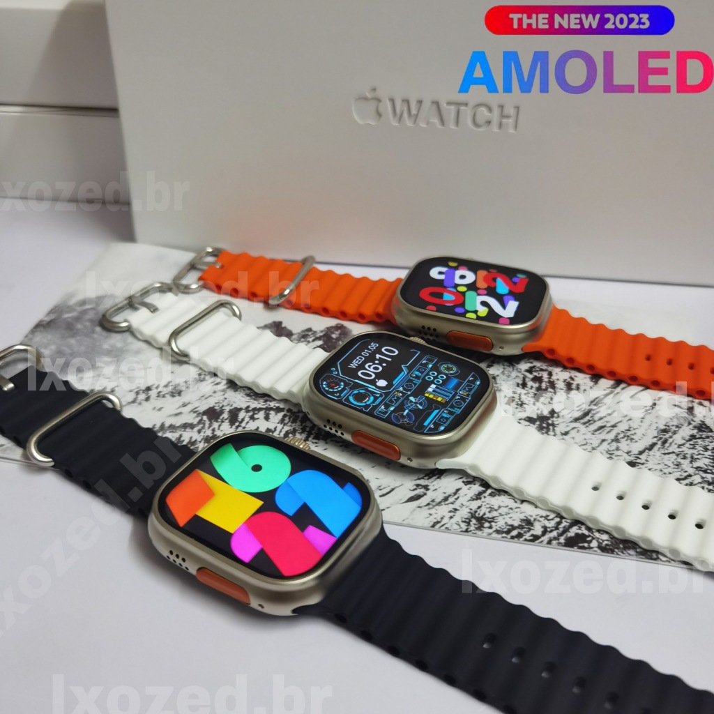 New AP ULTRA PLUS AMOLED Screen Smart watch - Escorrega o Preço