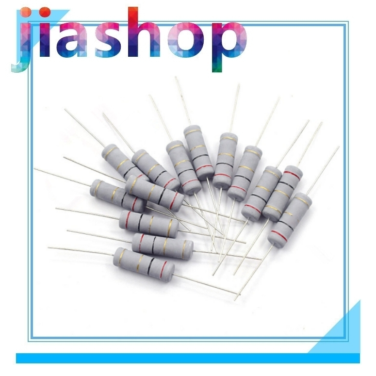 10 Pezzi 3W Resistenza A Pellicola Di Carbonio 5% 1R - 1M 1R 4.7R - Foto 13