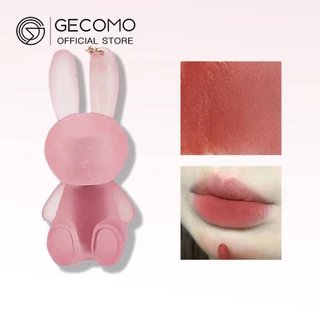 GECOMO Rabbit Lip Glaze , Matte Velvet Clay Batom De Cor De Longa Duração E Não Seca