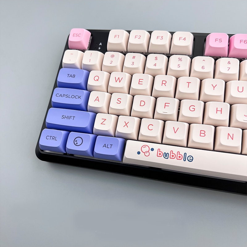 🔥 factory outlet 🔥 127 XDA Bubble Keycap PBT Thermal Sublimation Mechanical Keyboard Keycap Popular Sublimation Keychain