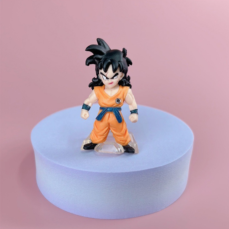 6Pcs/Set 4-9cm Anime Bola De Dragão Z Figura Filho Goku Vegeta