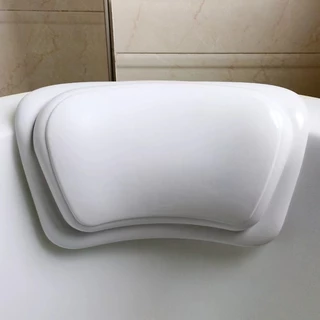 Almofada de Banho Almofada de Banho Almofada de Banho spa Encosto de Cabeça Banho à prova d'água Almofada Elástica Antiderrapante Costas Acessórios Almofada de Banho
