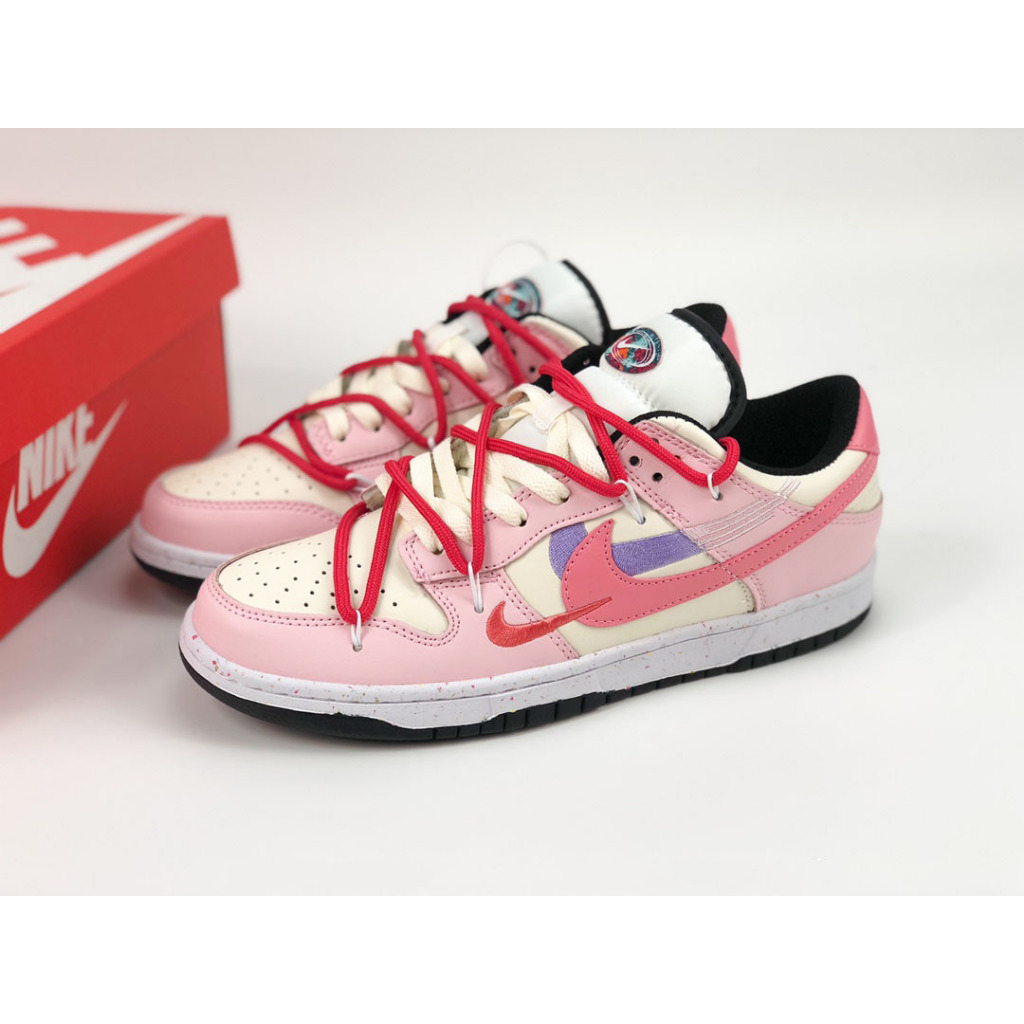 Preppy Style Fashion Dunk SB x Off-White OW Co-Branded Laced-Up Homens Mulheres Casais Jovens Estudantes Tênis de Moda Casual