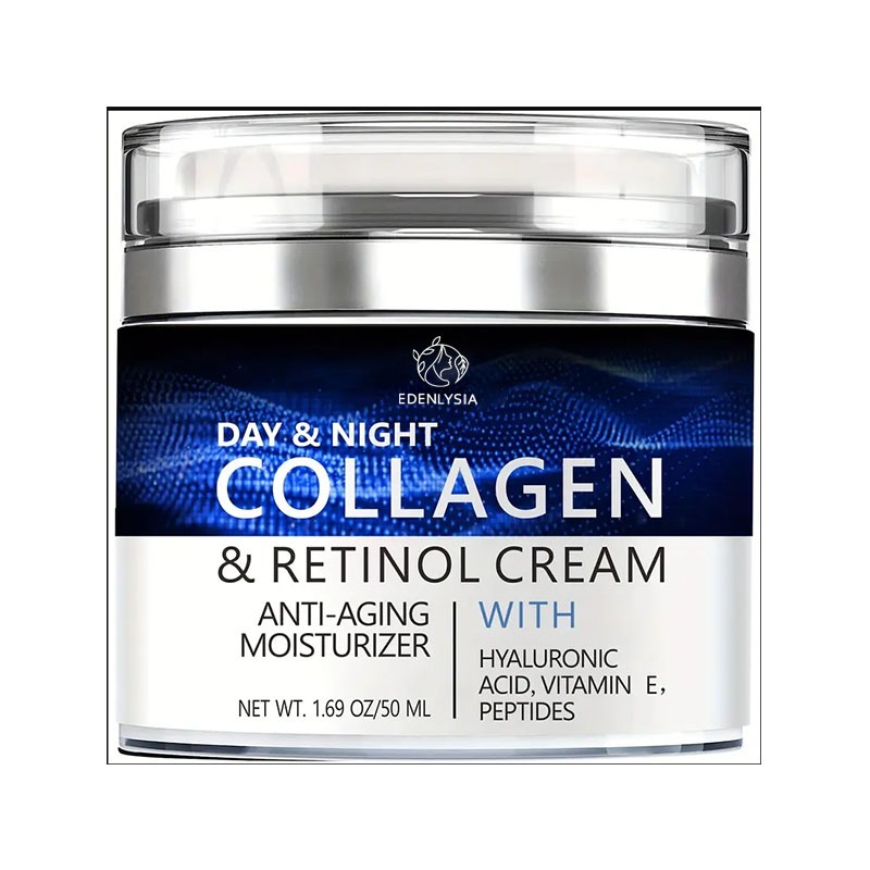 Creme De Colágeno Para O Rosto Com Retinol E Ácido Hialurônico ...