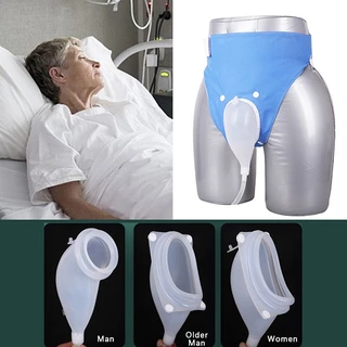 Kaciiiy Hypo-allergenic Reutilizável Homens Mais Velhos Mulher Silicone Sacos Coletores De Urina Adultos Urinol Com Cateter Higiênicos Masculino Feminino BR