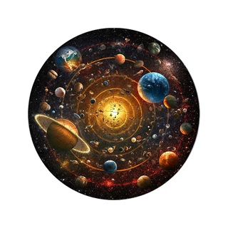 Universo Star Ring Puzzle de Madeira Puzzle de Madeira Quebra-cabeça de Animais Alienígenas Quebra-cabeça de Natal Presente requintado Quebra-cabeça de Natal Jogo Familiar Adulto Quebra-cabeça de Presente Brinquedo de