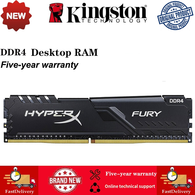 Kingston HyperX FURY ddr4 4gb 8gb 16gb ddr4 2400/2666/3200mhz PC ...