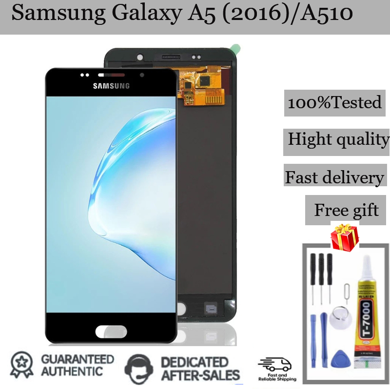 Para SAMSUNG Galaxy A5 2016 A510 Tela LCD A510 SM-A5100 A510F A510M ...