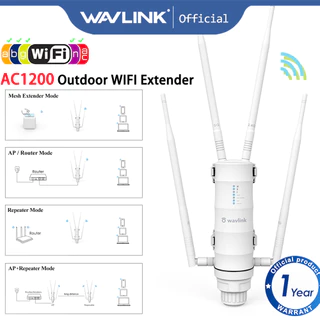 Wavlink Ac1200 2.4Ghz Antena Sem Fio Dispositivo 300Mbps + 5.8Ghz 867Mbps , 4X7Dbi Com Suporte De Malha Zones Mortos Wifi