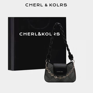 CherlKolrs Novas Senhoras Bolsa Texturizada De Alta Qualidade Para Mensageiros Em Cadeia De Um Ombro Couro PU floret underarm