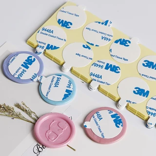 100PCS Adesivos De Cera De Vedação Dupla Face Autocolantes Redondos À Prova D'água Para Envelope Convite De Casamento 18mm 23mm 28mm 30mm