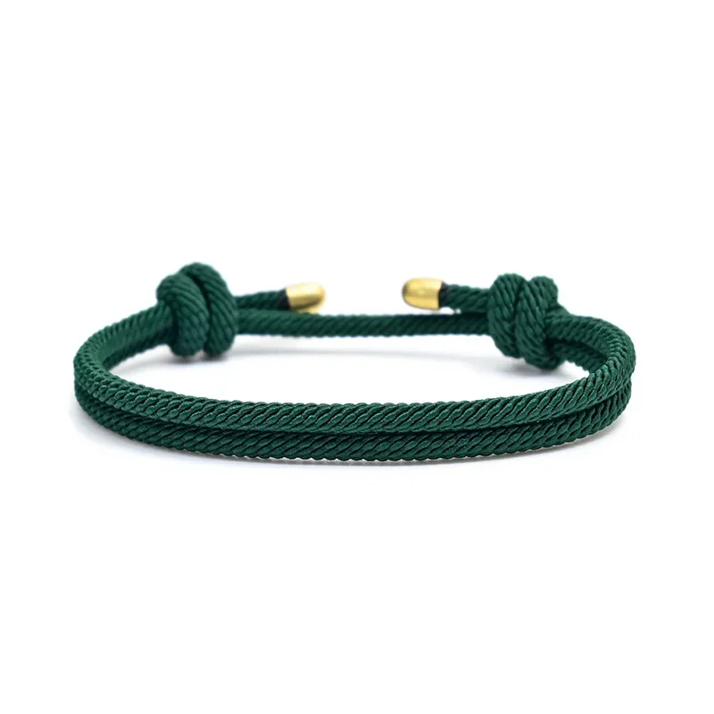 2023 Minimalista Milão Corda Pulseiras Das Mulheres Dos Homens Artesanal Ajustável Fio Vermelho Pulseira Casal Braclet M