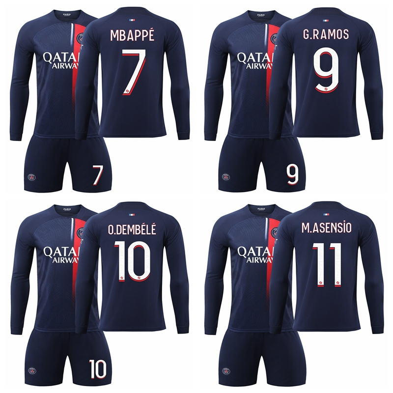 2018-19 PSG Paris-Saint-German CL Home S/S No.7 Mbappe UEFA 18-19 Jersey  shirt