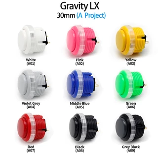 QANBA Botões De Gravidade LX Arcade Botão De Pressão Mecânico De 30mm