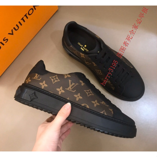 Louis Vuitton/Branco Marrom/Sapatos Masculinos/LV/2022ss/Treinador