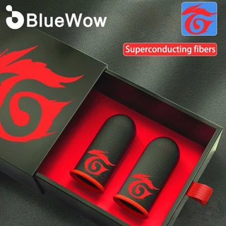 BlueWow Free Fire Gamers Luvas À Prova De Suor Móveis Com Manga De Dedo Tela Sensível Ao Toque Controlador De Jogos Por Telefone PUBG em Oferta na Shopee