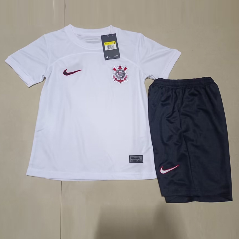 2023-24 Corinthian home kids Capa De Proteção Camisa De Futebol Corinthians
