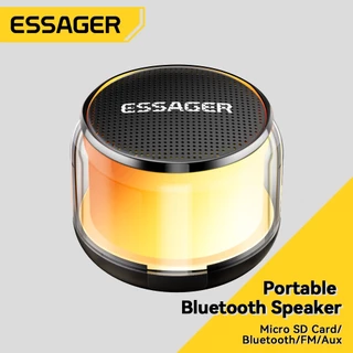 Essa Essager Bluetooth 5.0 Sem Fio Com Iluminação Gradiente De Alto-Falante Compatível FM SD Card Playback Para Telefone PC