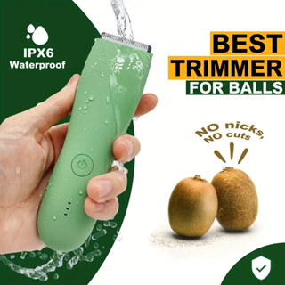 Aparador Profissional De Pêlos Do Corpo , Da Virilha E Para Homens Elétrico De Bolas De Cerâmica Substituível Barbeador Masculino Totalmente À Prova