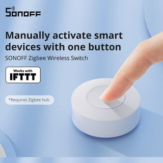 SONOFF SNZB-01P Zigbee Smart Wireless Switch Scene via eWeLink Controle Bidirecional Com Interruptor De Parede TX Ultimate NSPanel Pro