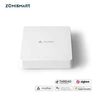 Zemismart Matéria Zigbee Hub Smart Home Bridge Suporte De Gateway Tuya App Homekit Google,Matter Border Ronter Need