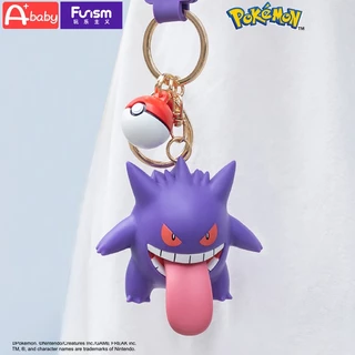 Pokemon Figure Chaveiro Ornament Toy Pokeball(Pikachu/Gengar/Jigglypuff/Plusle/Minun) Funismo De Presente De Aniversário