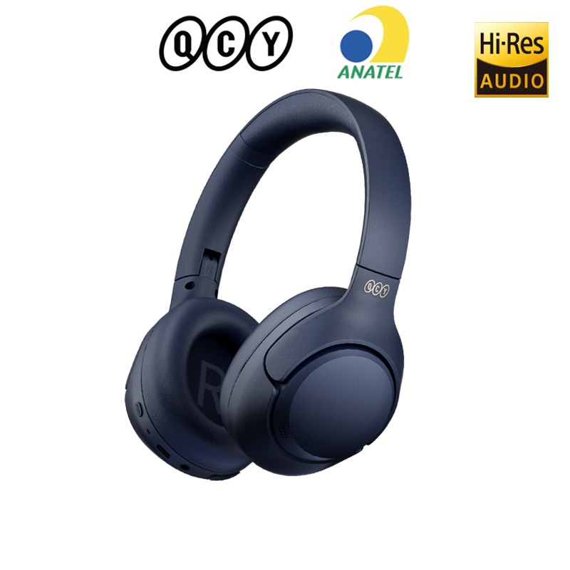 Fone de Ouvido Bluetooth QCY H3 Cancelamento de Ruído Ativo Headphone  Bluetooth 5.3 com Microfone - Headphone Bluetooth - Magazine Luiza